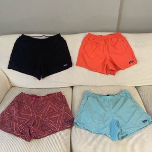 Patagonia women’s baggies shorts bundle